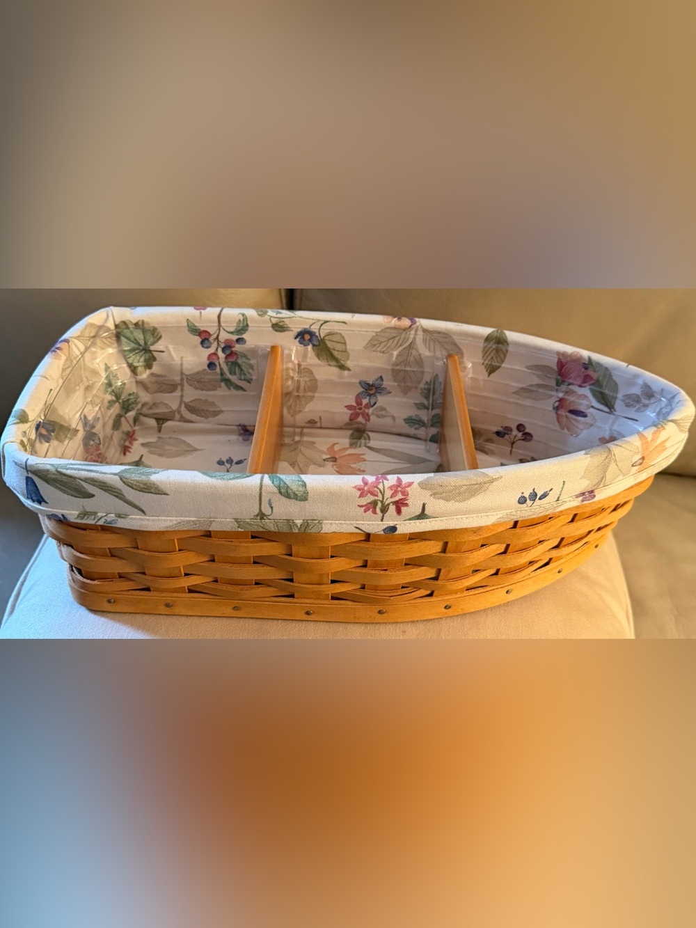 LONGABERGER 2002 BOAT BASKET SET/BRAND NEW!